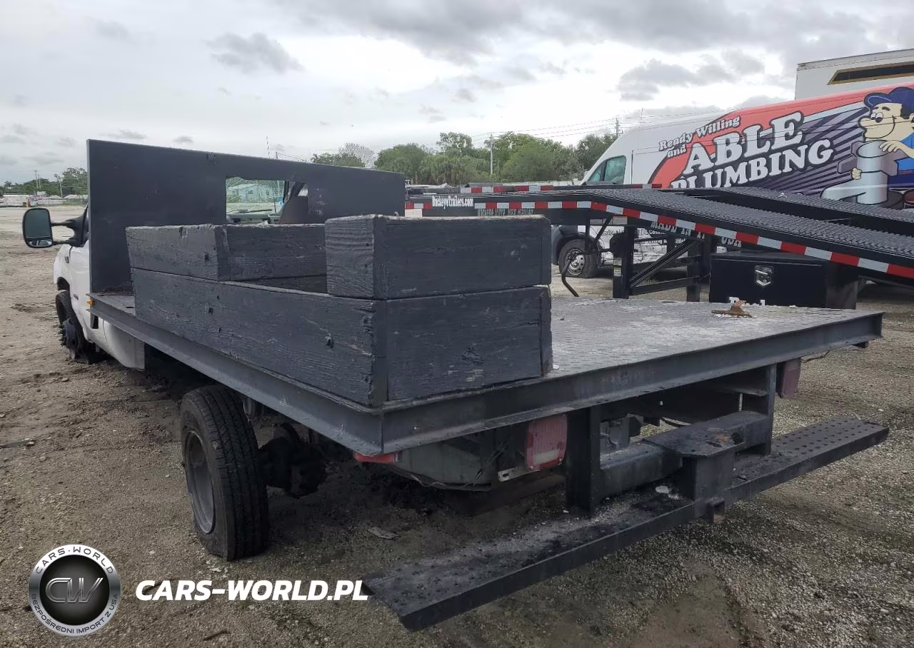 2001 Ford F350 Super Duty Flatbed Pickup Truck VIN:1FDWF36F01ED28394 - 3