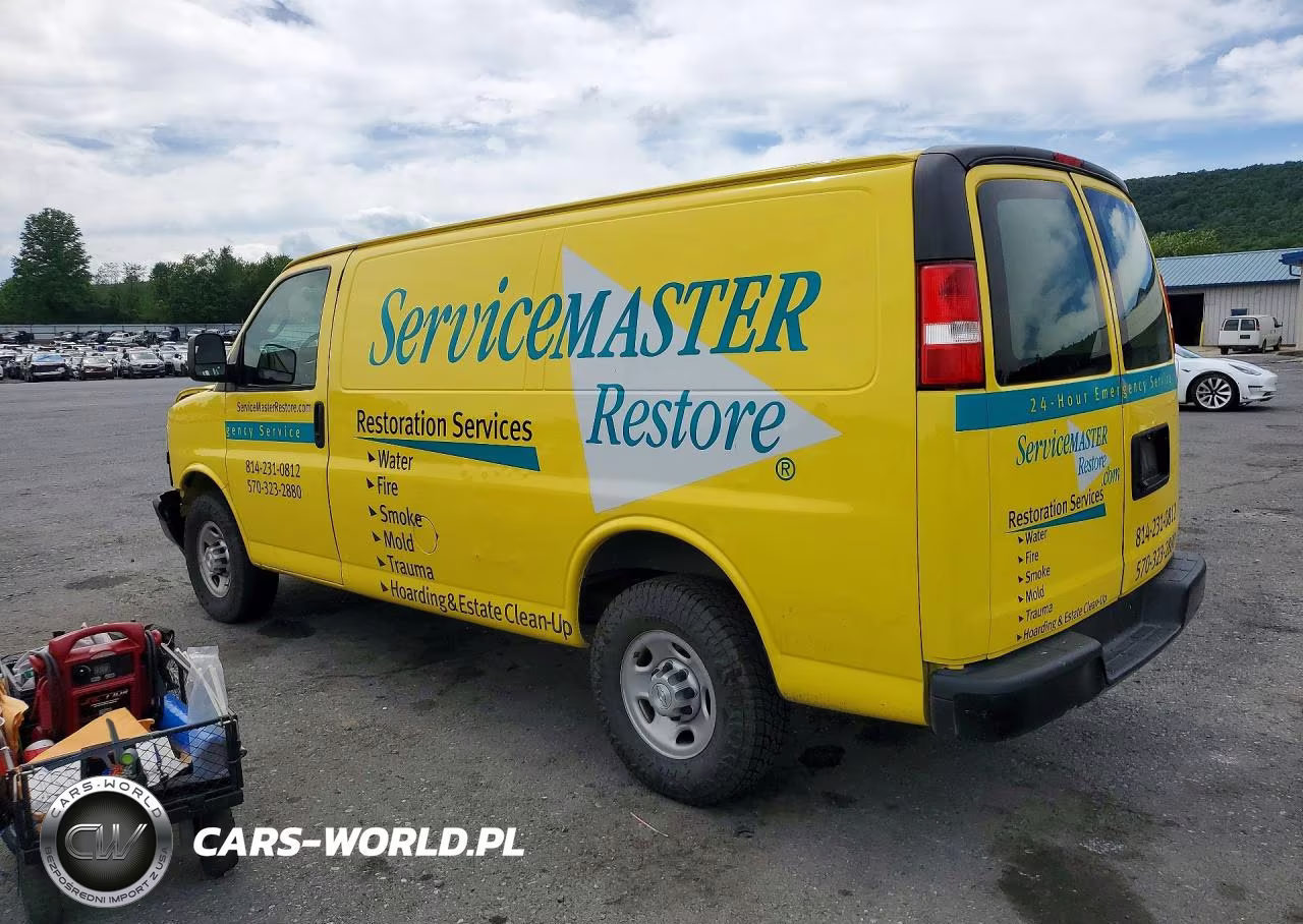 2019 Chevrolet Express G2500 VIN:1GCWGAFP4K1158595 - 2