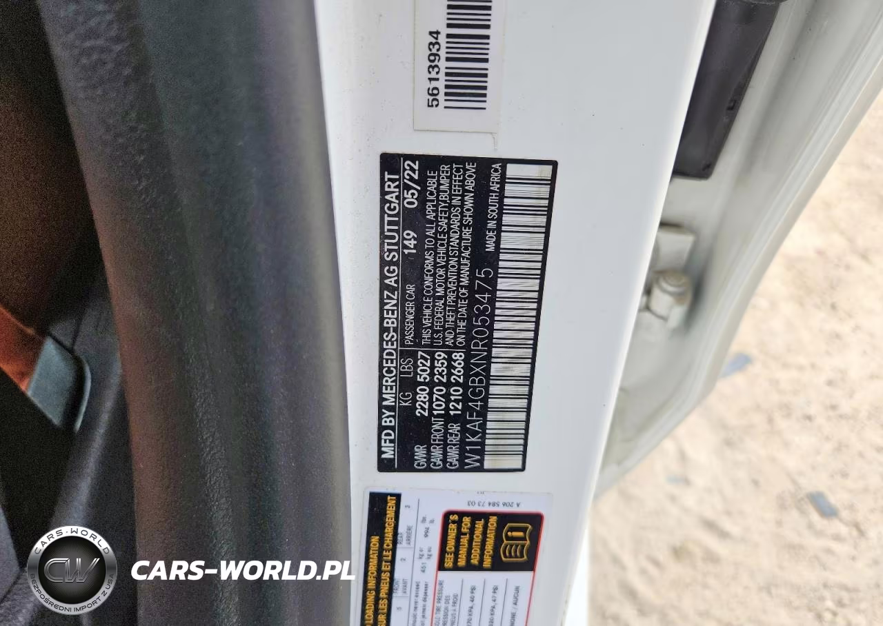 2022 Mercedes-Benz C 300 VIN:W1KAF4GBXNR053475 - 12
