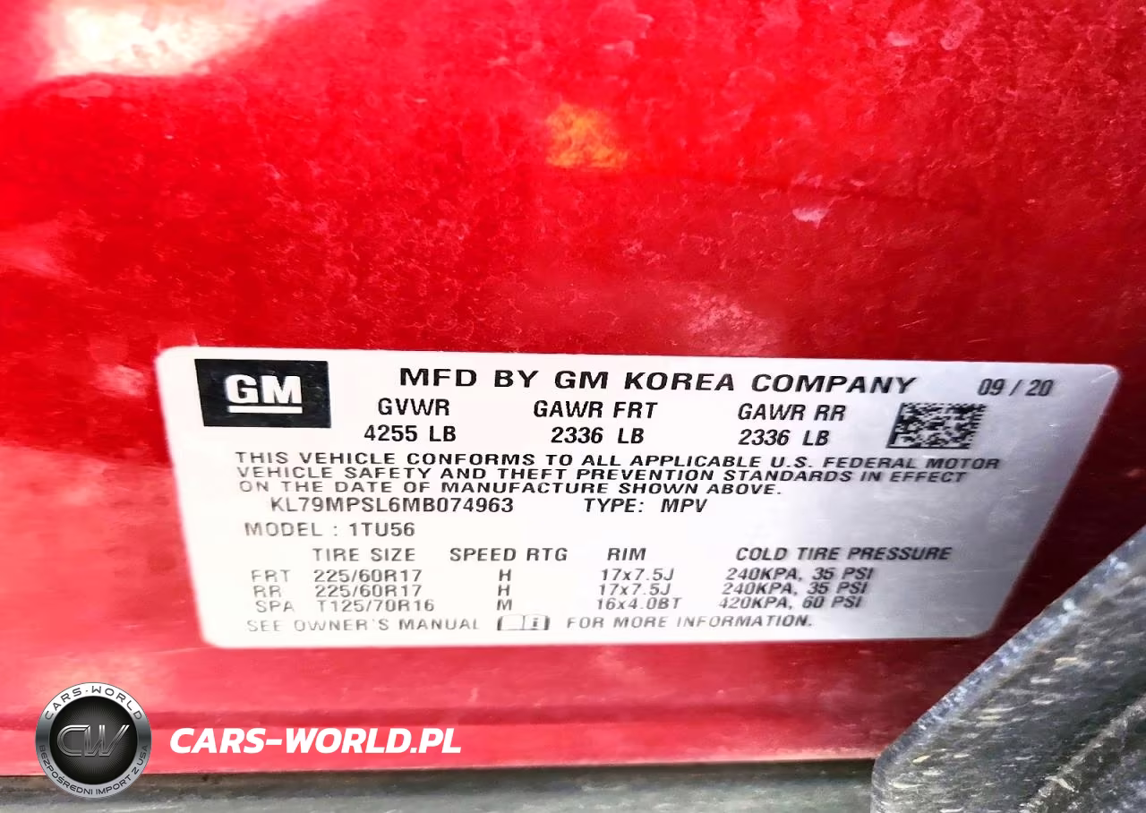 2021 Chevrolet Trailblazer Lt VIN:KL79MPSL6MB074963 - 13