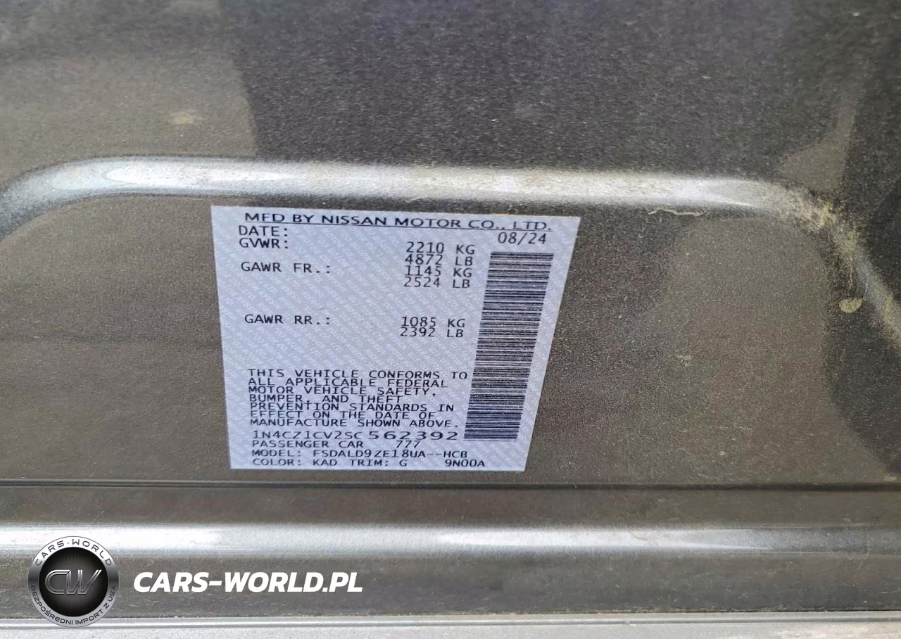 2025 Nissan Leaf Sv Plus VIN:1N4CZ1CV2SC562392 - 13