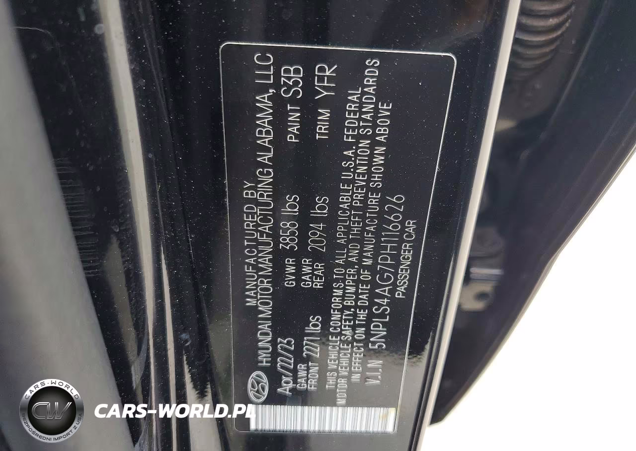 2023 Hyundai Elantra Sel VIN:5NPLS4AG7PH116626 - 12