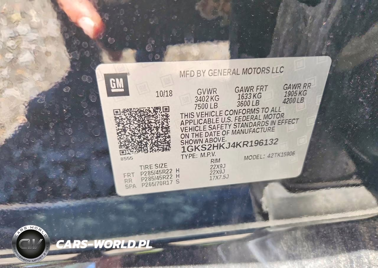 2019 GMC Yukon Xl Denali VIN:1GKS2HKJ4KR196132 - 13