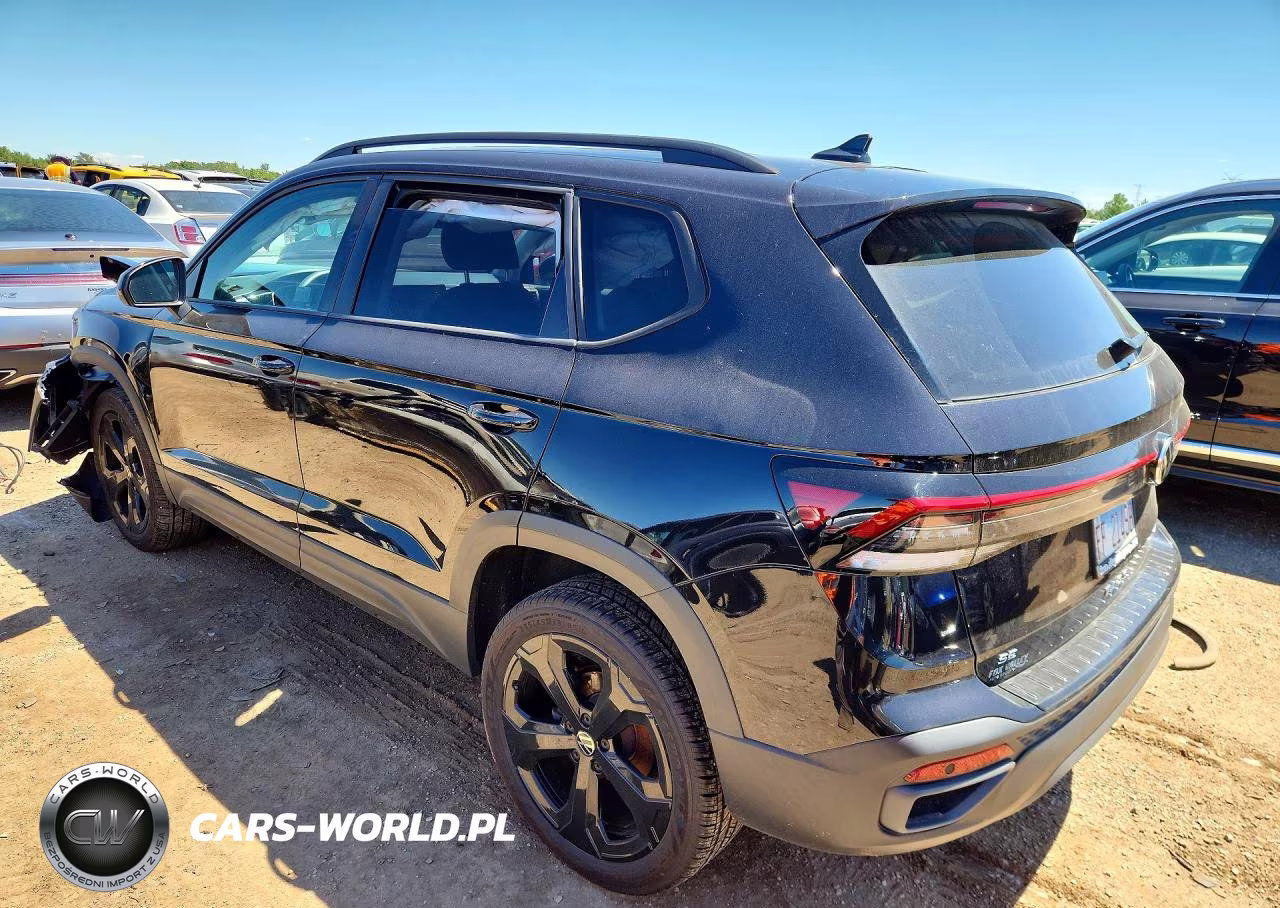 2025 Volkswagen Taos Se Black VIN:3VV2C7B29SM044488 - 2