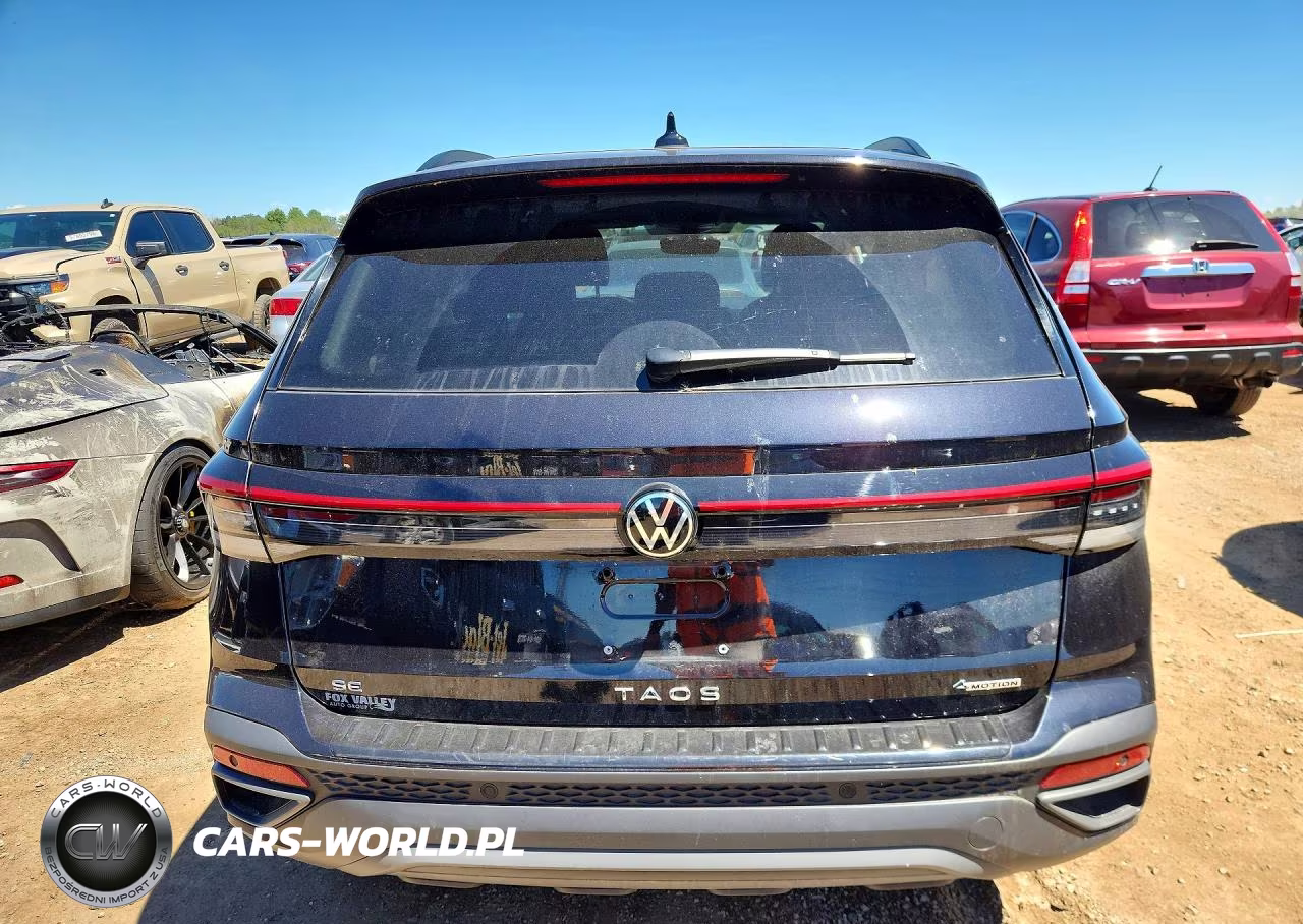 2025 Volkswagen Taos Se Black VIN:3VV2C7B29SM044488 - 6
