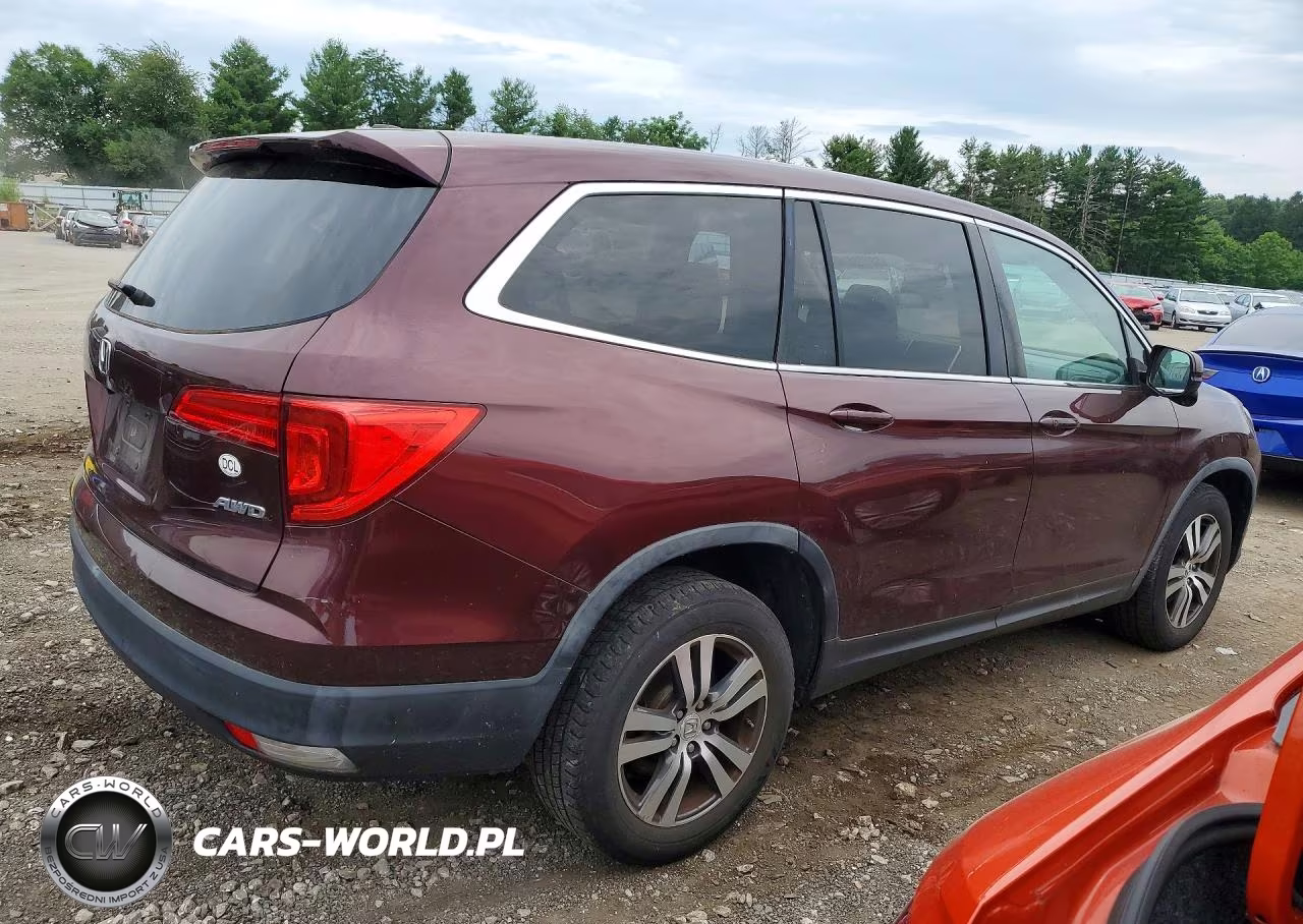 2016 Honda Pilot Exln VIN:5FNYF6H70GB101735 - 3