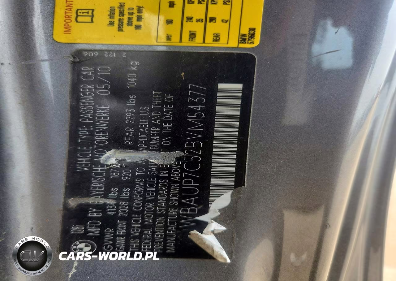 2011 BMW 128 I VIN:WBAUP7C52BVM54377 - 13