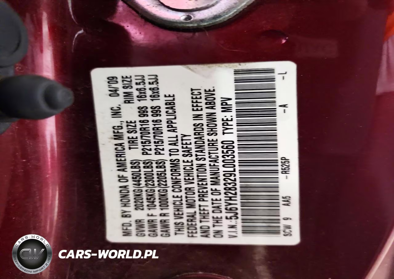 2009 Honda Element Lx VIN:5J6YH28329L003560 - 13