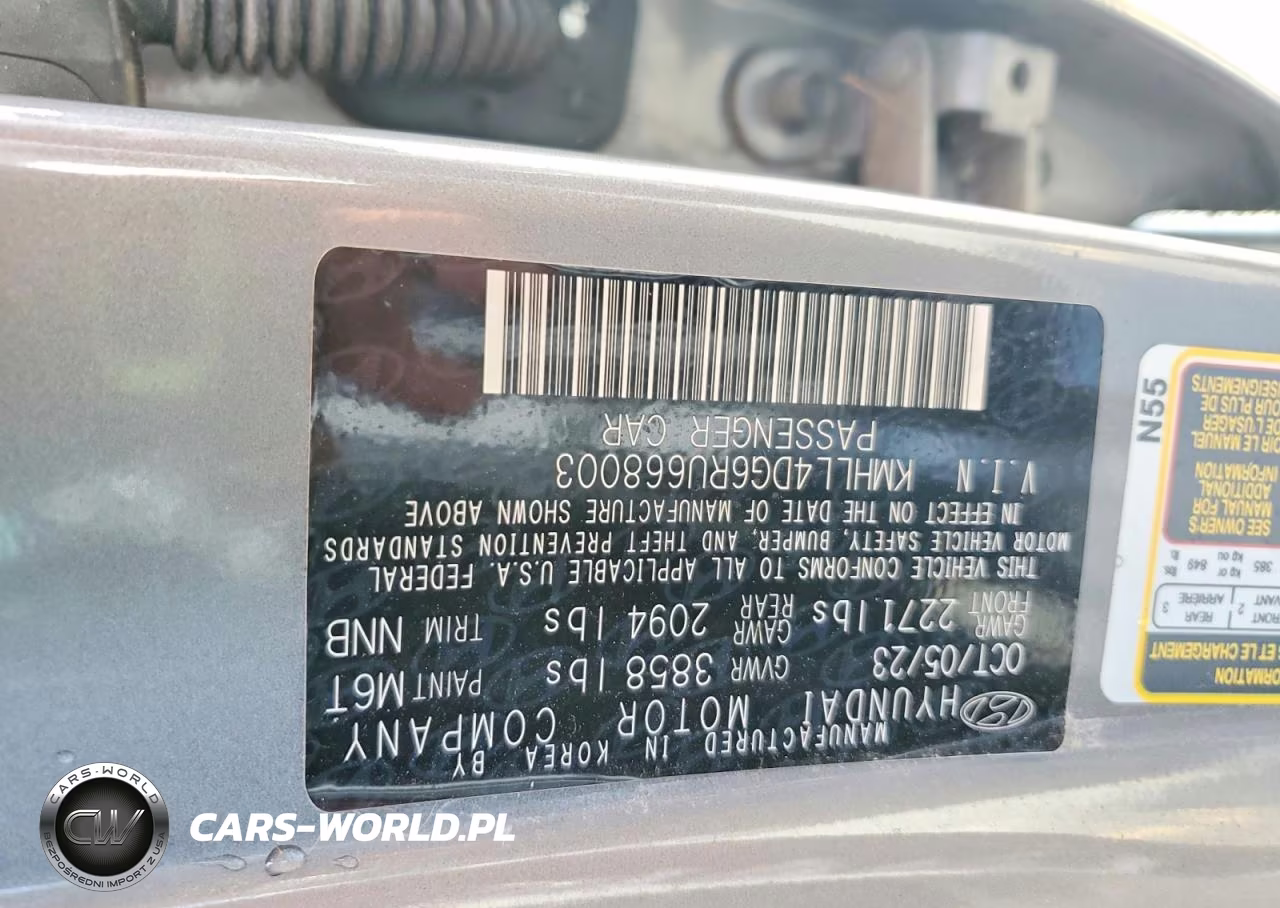 2024 Hyundai Elantra Se VIN:KMHLL4DG6RU668003 - 12