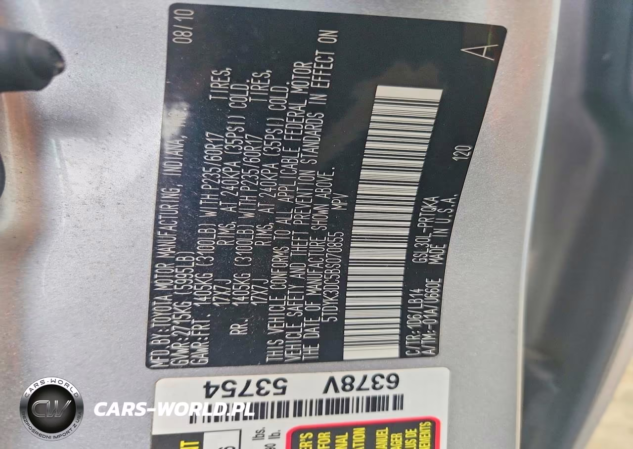 2011 Toyota Sienna VIN:5TDYK3DC5BS070855 - 13