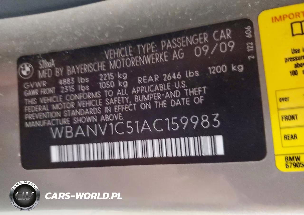 2010 BMW 528 Xi VIN:WBANV1C51AC159983 - 12