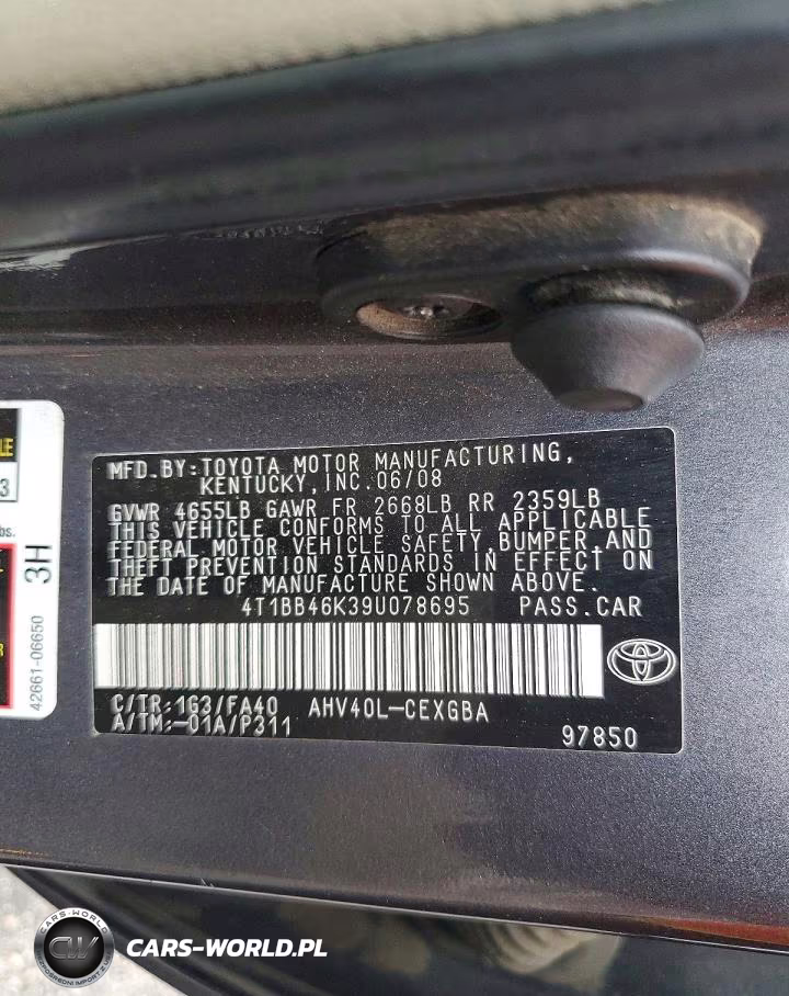 2009 Toyota Camry Hybrid VIN:4T1BB46K39U078695 - 12
