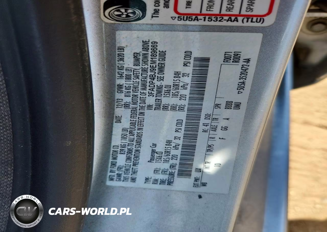 2014 Ford Fiesta Se VIN:3FADP4BJ9EM189669 - 13
