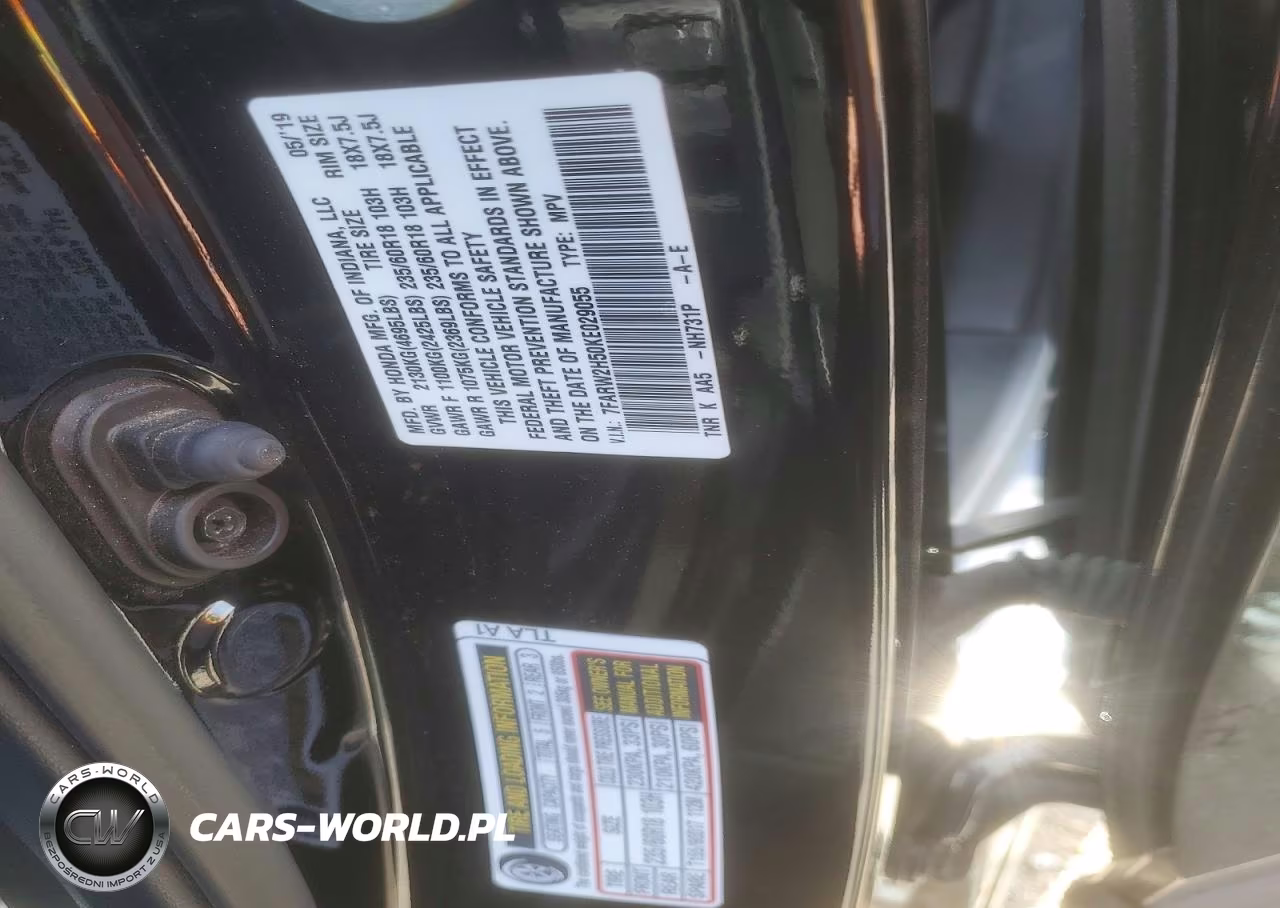 2019 Honda Cr-V Ex VIN:7FARW2H50KE029055 - 12