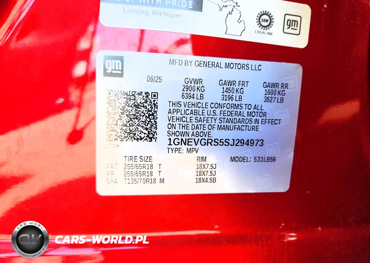 2025 Chevrolet Traverse Lt VIN:1GNEVGRS5SJ294973 - 13