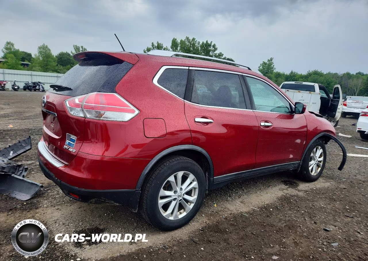 2016 Nissan Rogue Sv VIN:KNMAT2MV1GP663480 - 3
