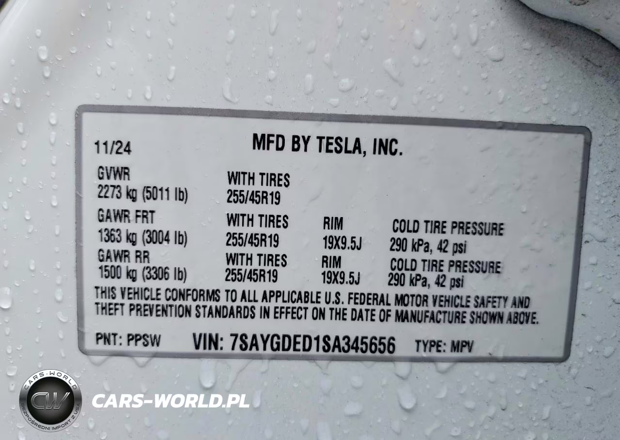 2025 Tesla Model Y VIN:7SAYGDED1SA345656 - 12