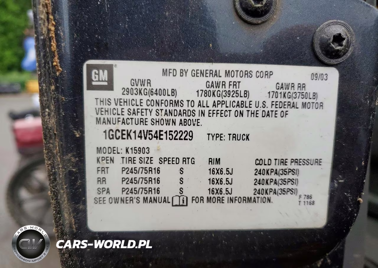 2004 Chevrolet Silverado K1500 VIN:1GCEK14V54E152229 - 12