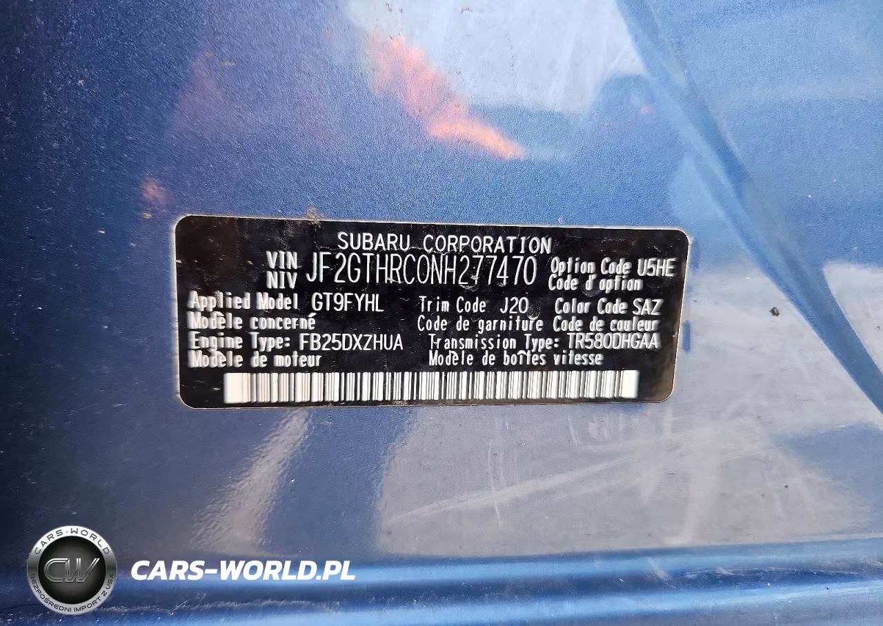 2022 Subaru Crosstrek Sport VIN:JF2GTHRC0NH277470 - 13
