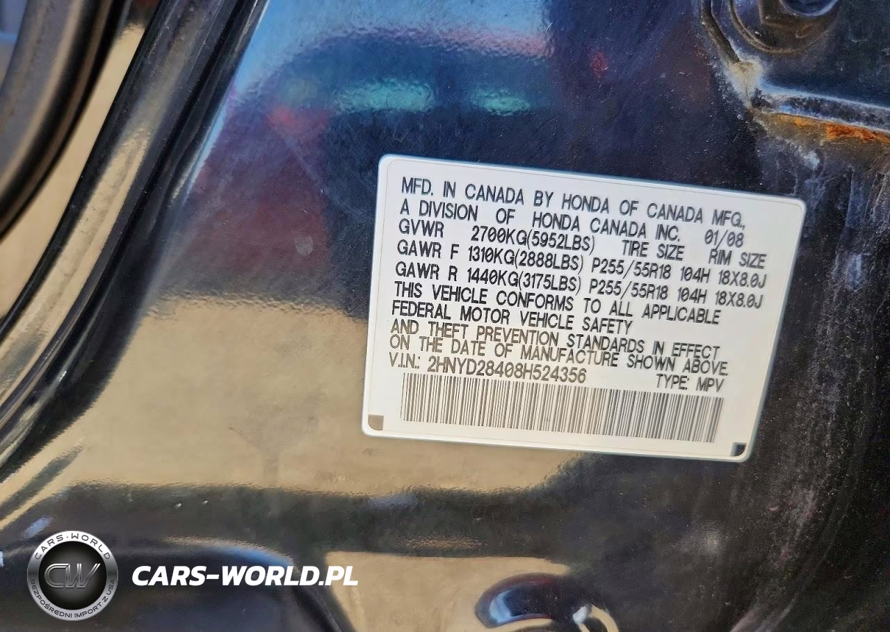 2008 Acura Mdx Technology VIN:2HNYD28408H524356 - 12