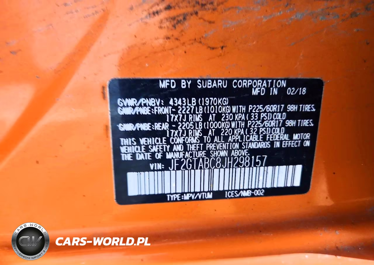 2018 Subaru Crosstrek Premium VIN:JF2GTABC8JH298157 - 12