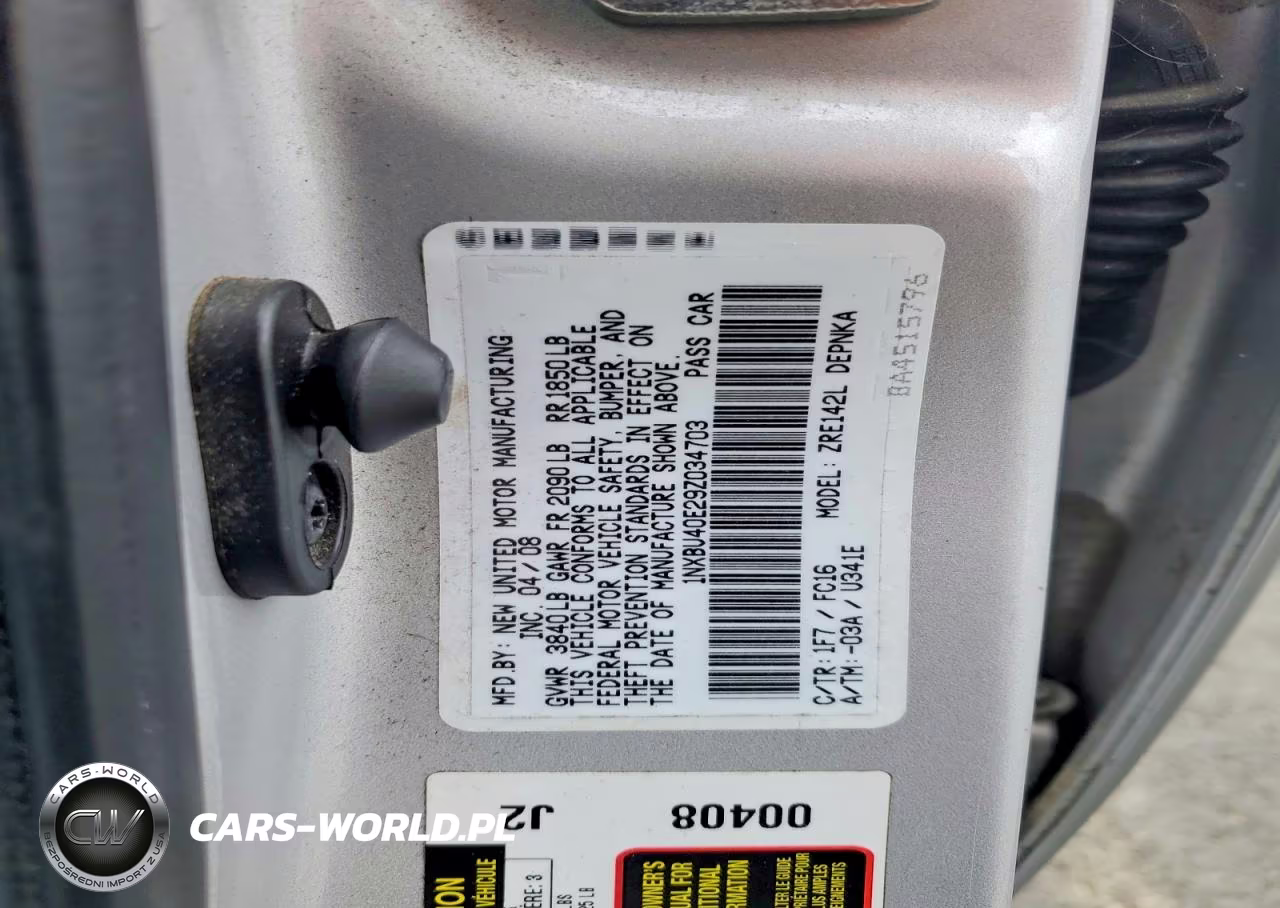 2009 Toyota Corolla Xle VIN:1NXBU40E29Z034703 - 12
