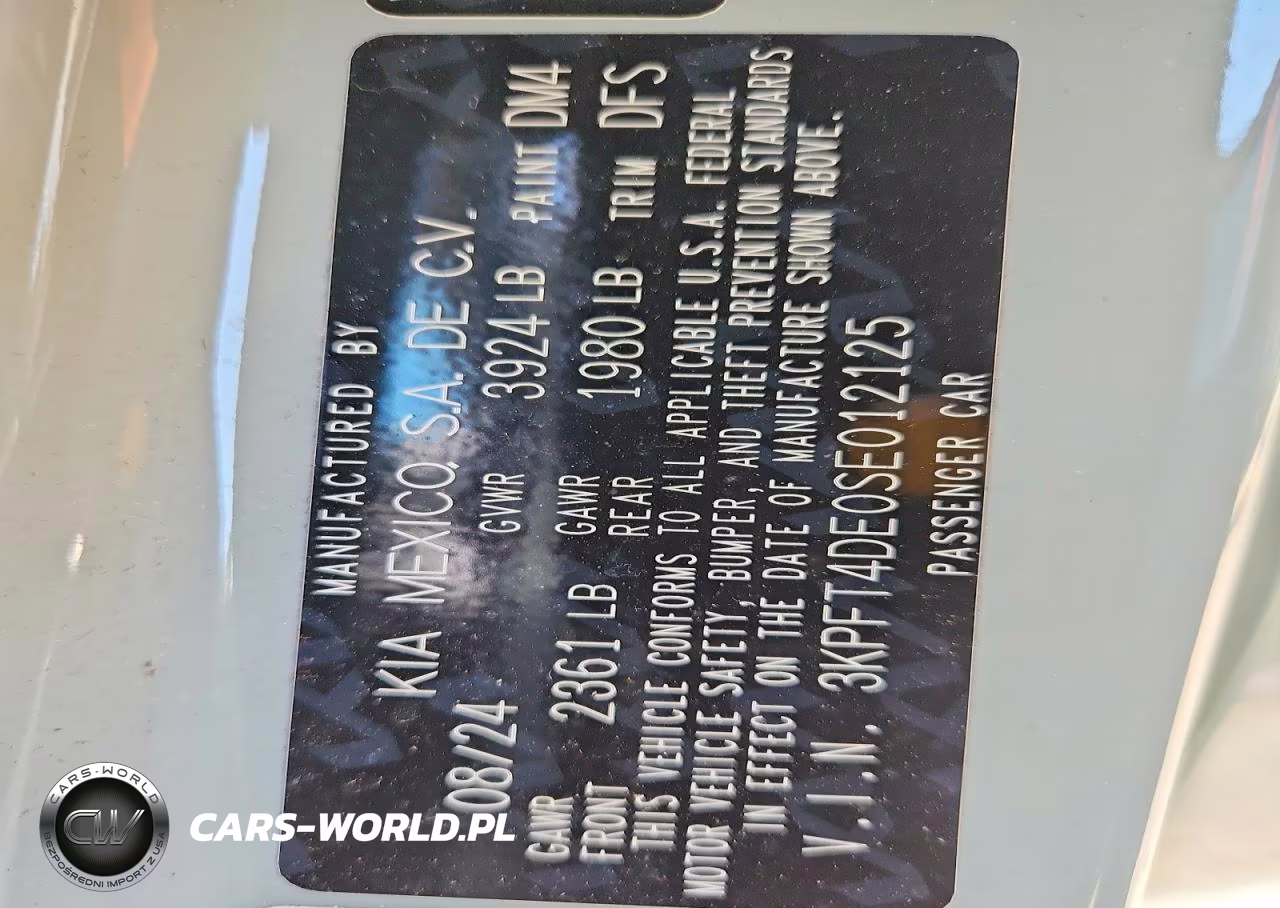 2025 Kia K4 Lxs VIN:3KPFT4DE0SE012125 - 13