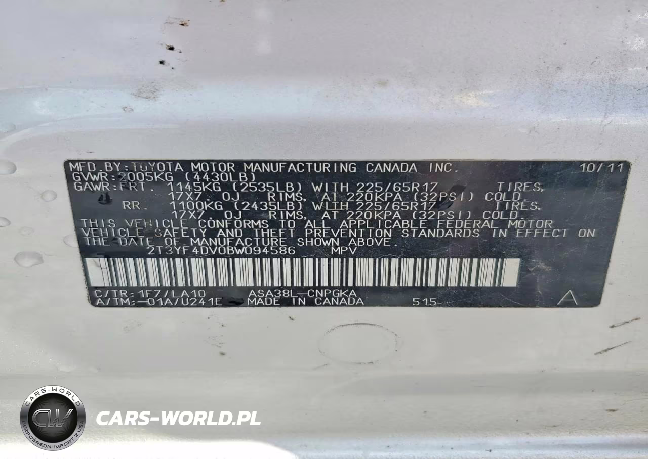 2011 Toyota Rav4 Limited VIN:2T3YF4DV0BW094586 - 13