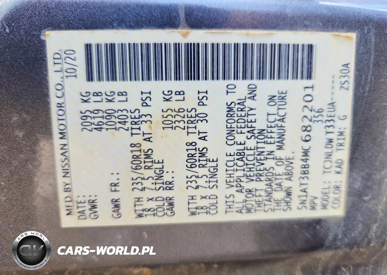 2021 Nissan Rogue Sv VIN:5N1AT3BB4MC682201 - 13