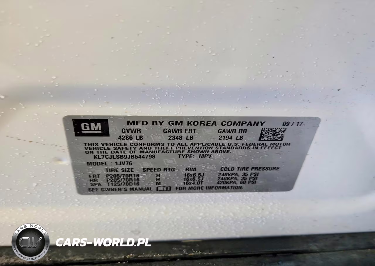 2018 Chevrolet Trax 1Lt VIN:KL7CJLSB9JB544798 - 13
