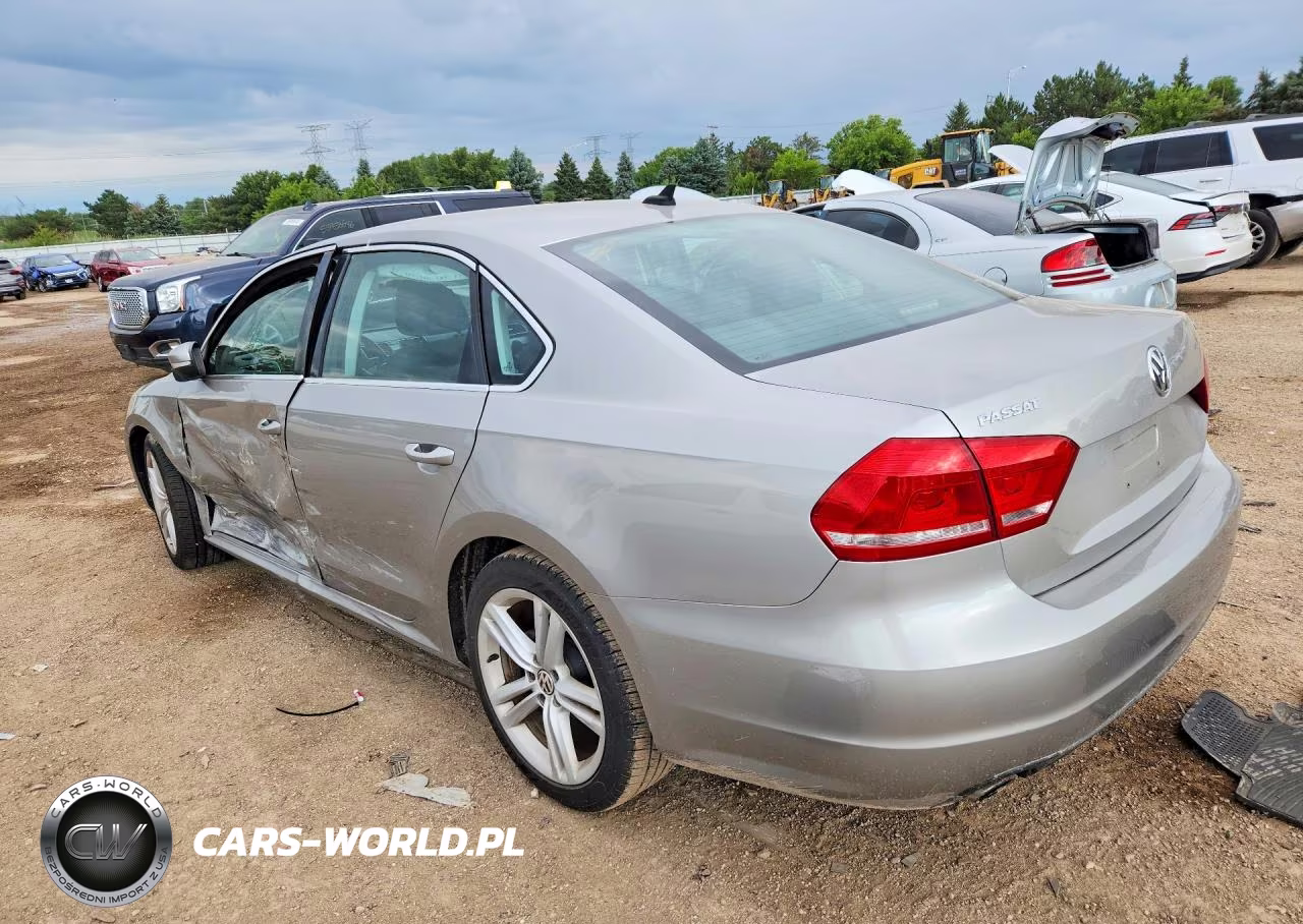 2014 Volkswagen Passat Se VIN:1VWBM7A31EC021618 - 2