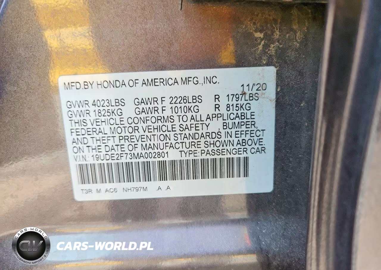 2021 Acura Ilx Premium VIN:19UDE2F73MA002801 - 12
