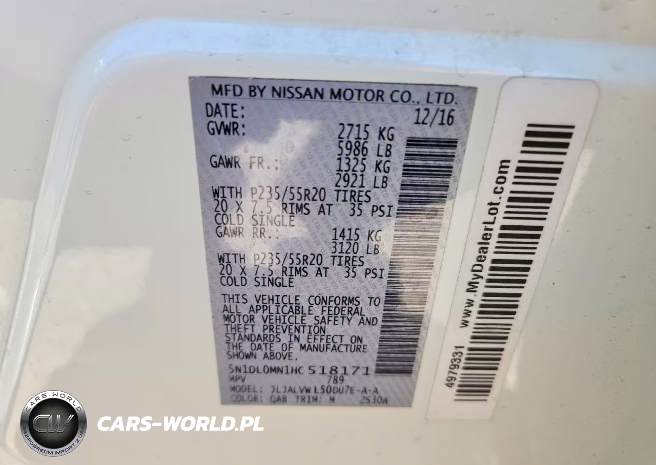 2017 Infiniti Qx60 VIN:5N1DL0MN1HC518171 - 13
