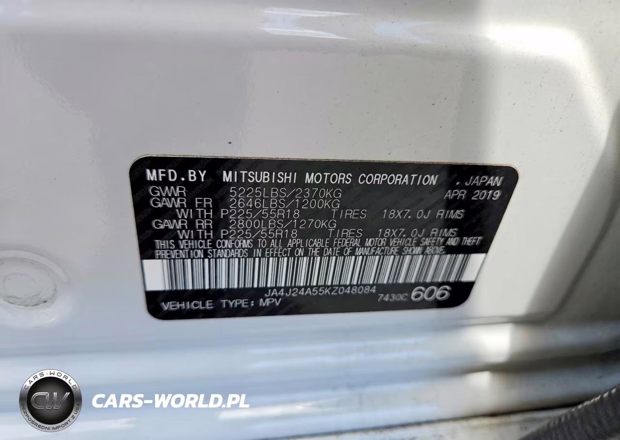 2019 Mitsubishi Outlander Sel VIN:JA4J24A55KZ048084 - 13