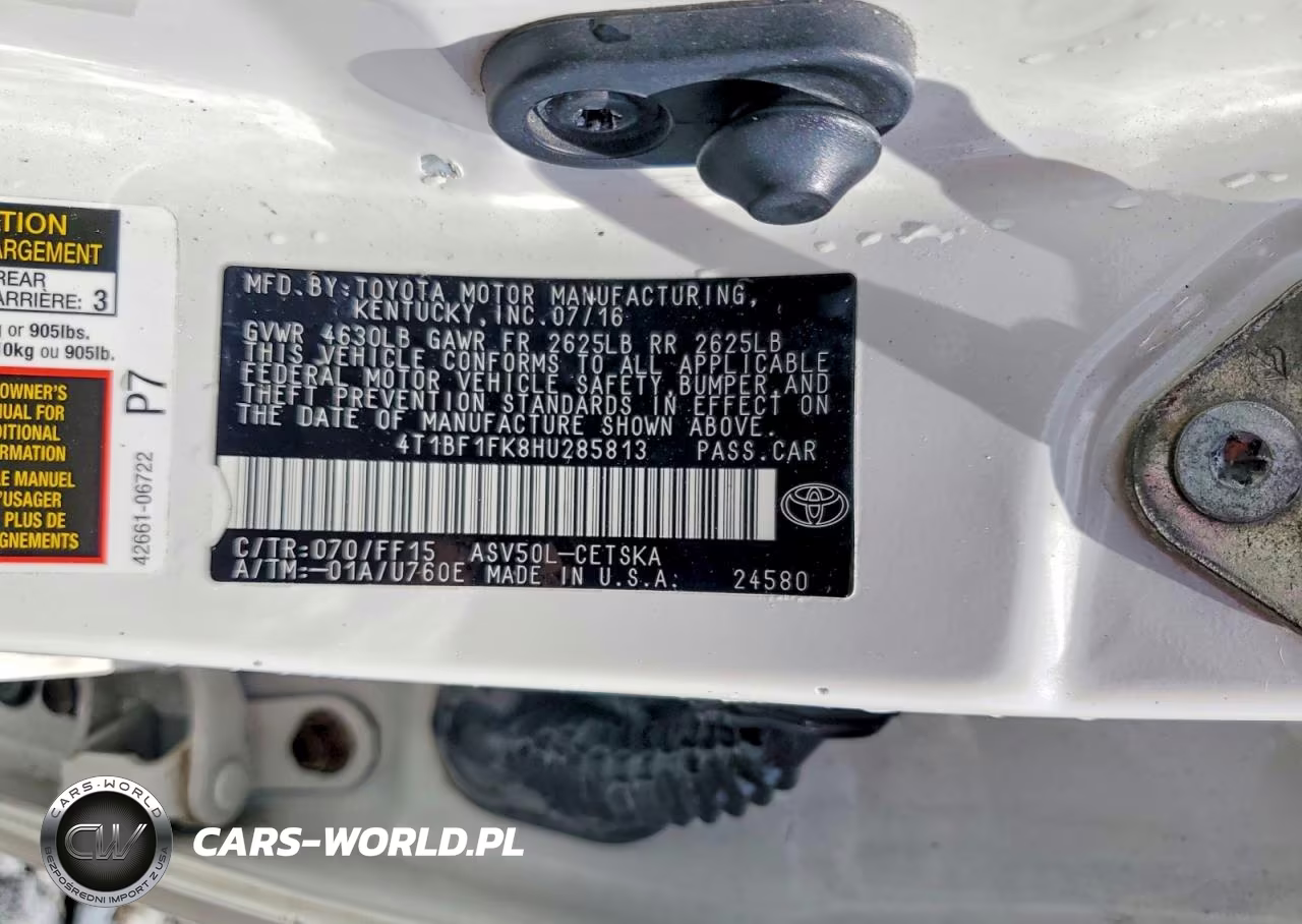 2017 Toyota Camry Se VIN:4T1BF1FK8HU285813 - 12