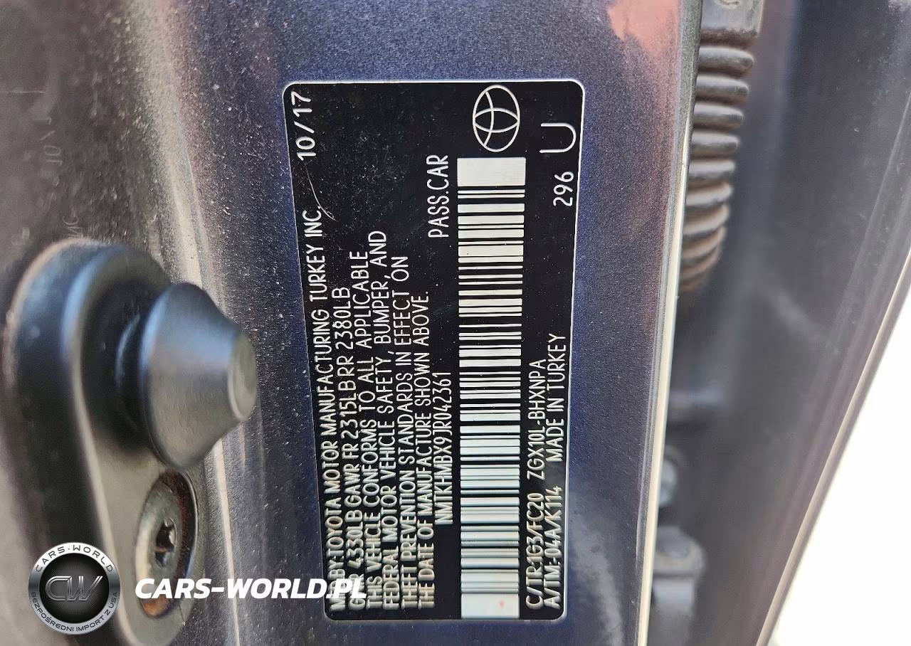2018 Toyota C-Hr Xle VIN:NMTKHMBX9JR042361 - 12