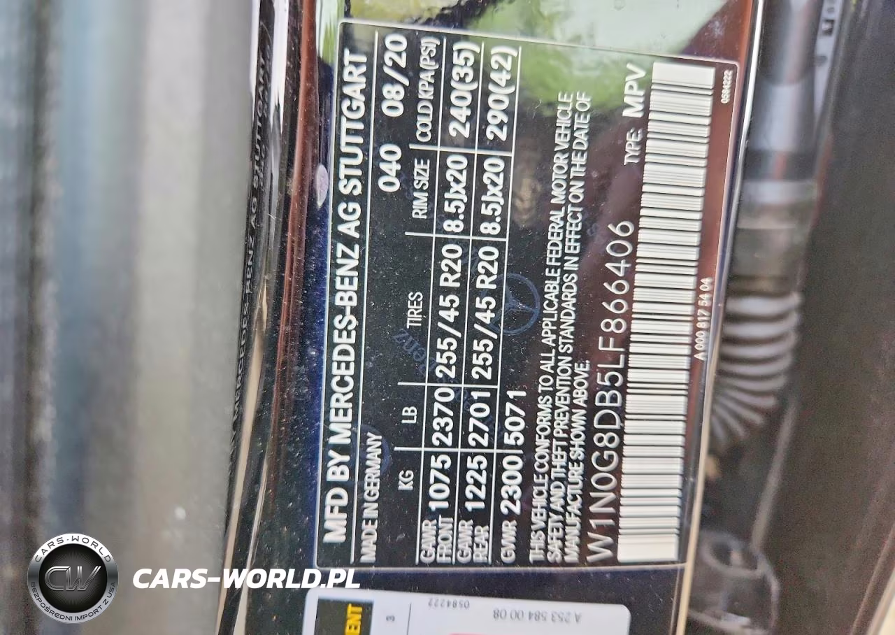 2020 Mercedes-Benz Glc 300 VIN:W1N0G8DB5LF866406 - 13