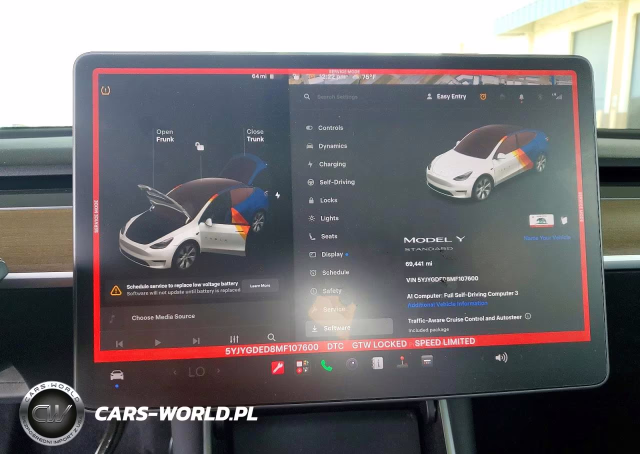 2021 Tesla Model Y VIN:5YJYGDED8MF107600 - 9