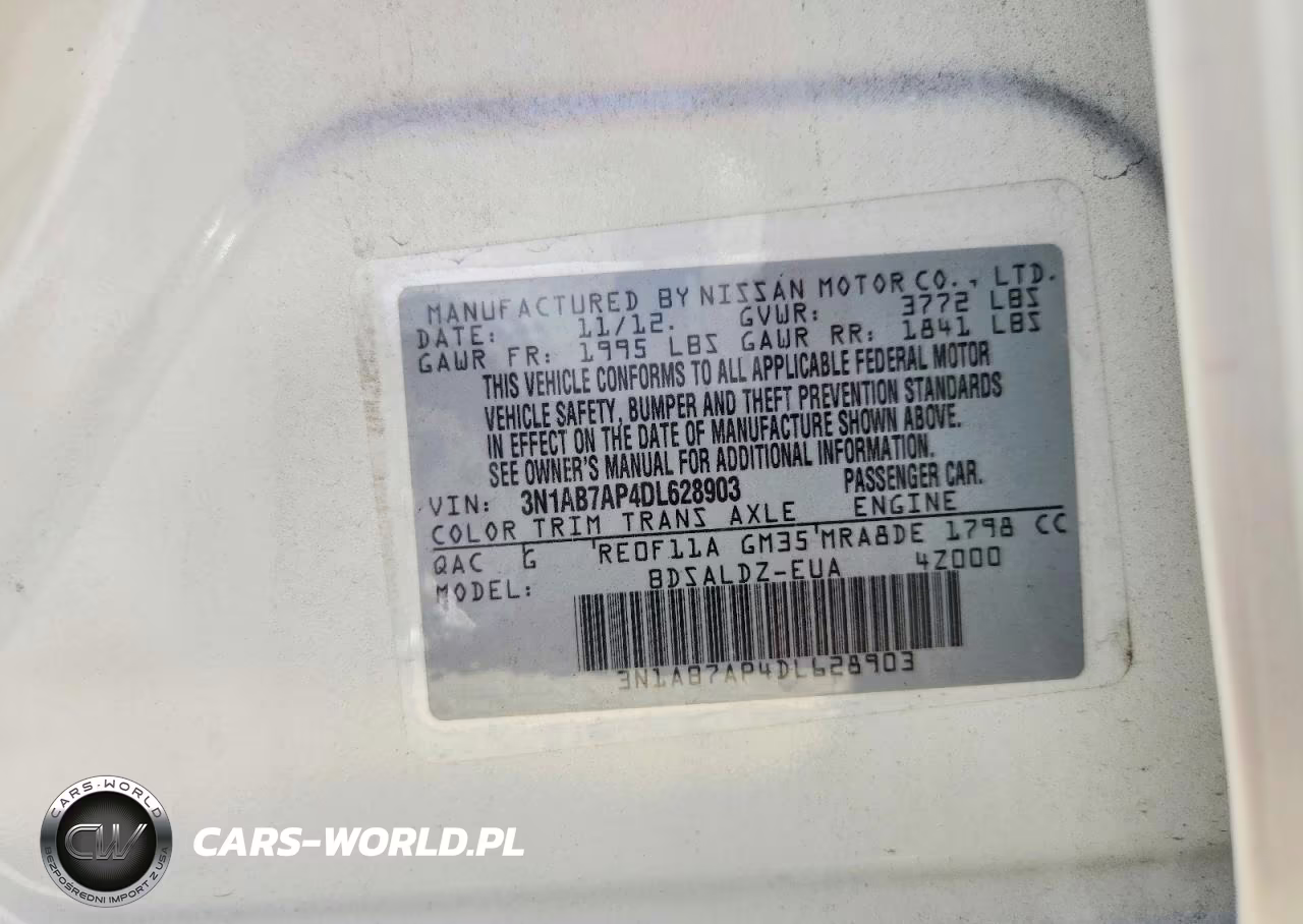 2013 Nissan Sentra S VIN:3N1AB7AP4DL628903 - 12