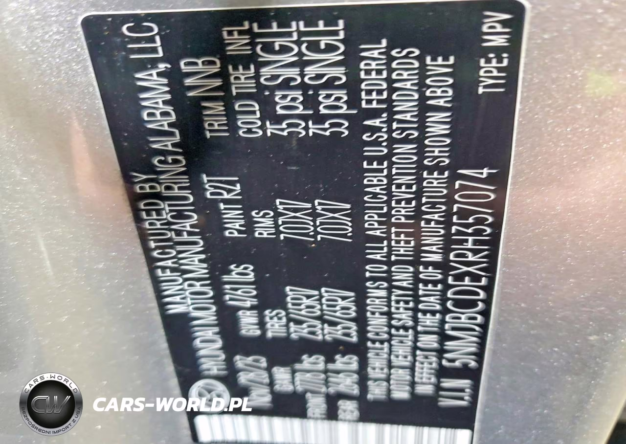 2024 Hyundai Tucson Sel VIN:5NMJBCDEXRH357074 - 14