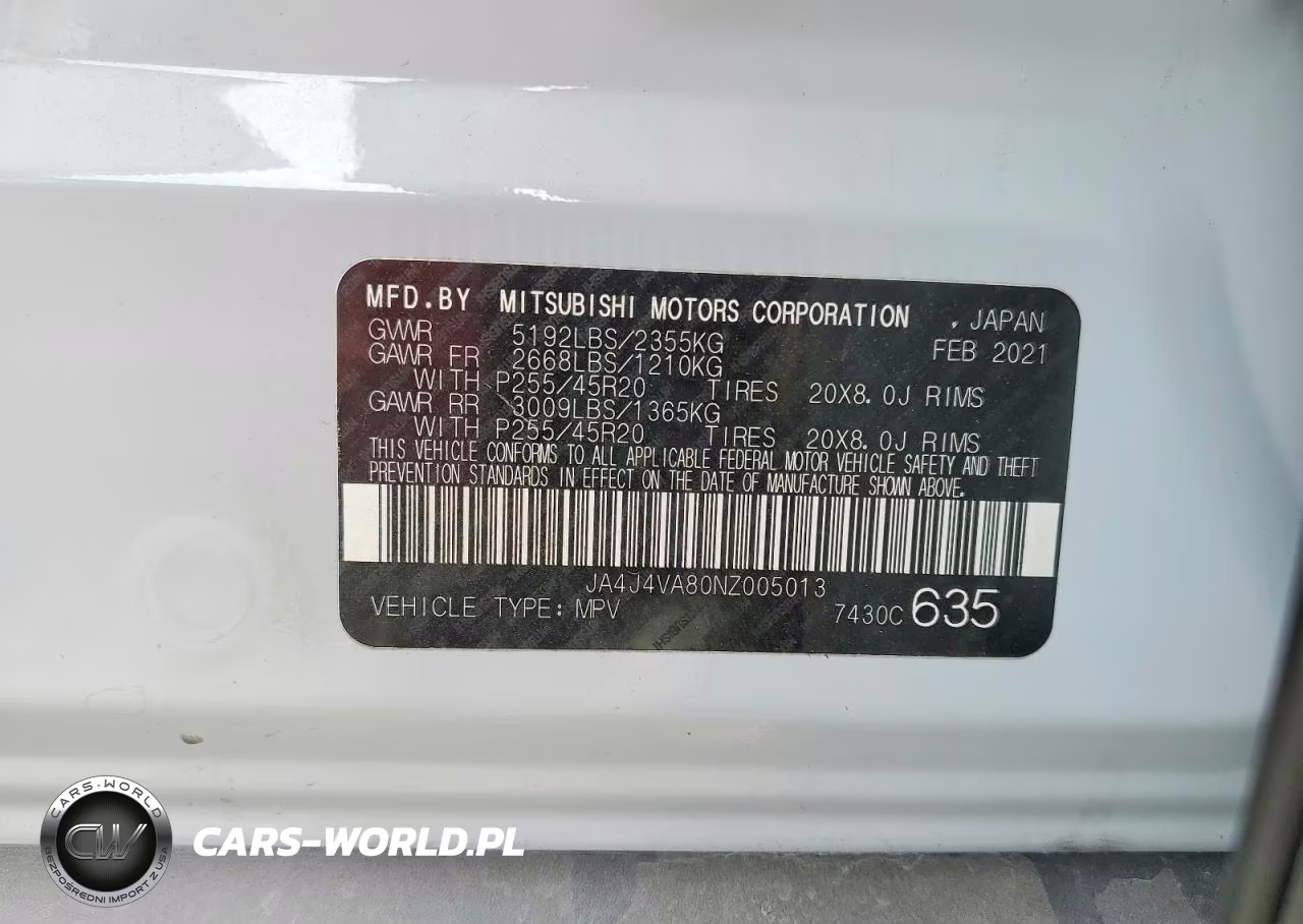 2022 Mitsubishi Outlander VIN:JA4J4VA80NZ005013 - 13