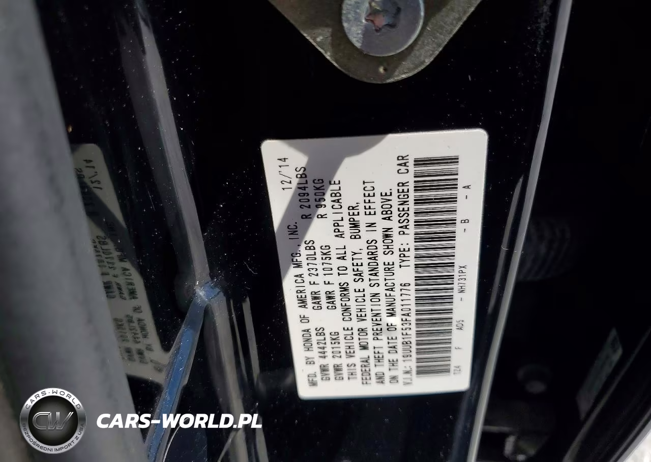 2015 Acura Tlx Tech VIN:19UUB1F53FA011776 - 12