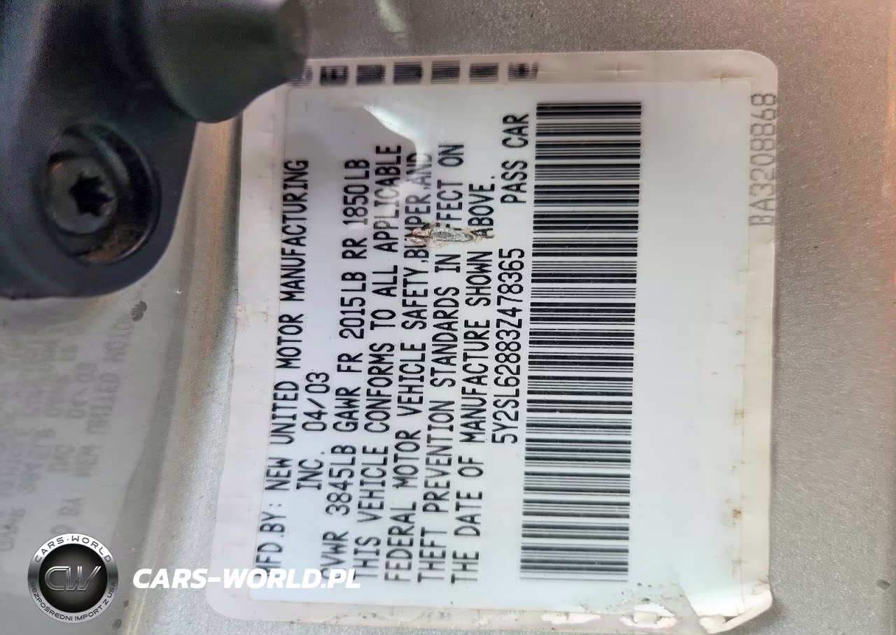 2003 Pontiac Vibe VIN:5Y2SL62883Z478365 - 13