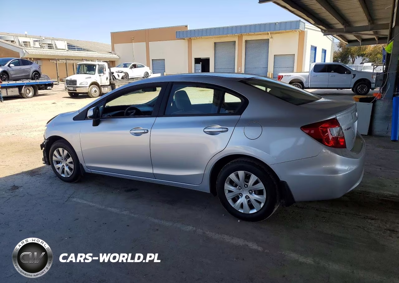 2012 Honda Civic Lx VIN:2HGFB2F56CH578656 - 2