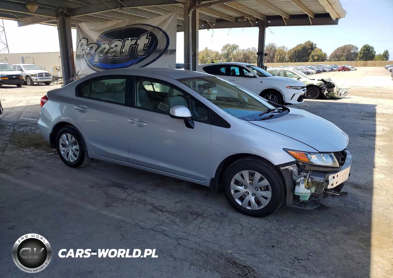 2012 Honda Civic Lx VIN:2HGFB2F56CH578656 - 4