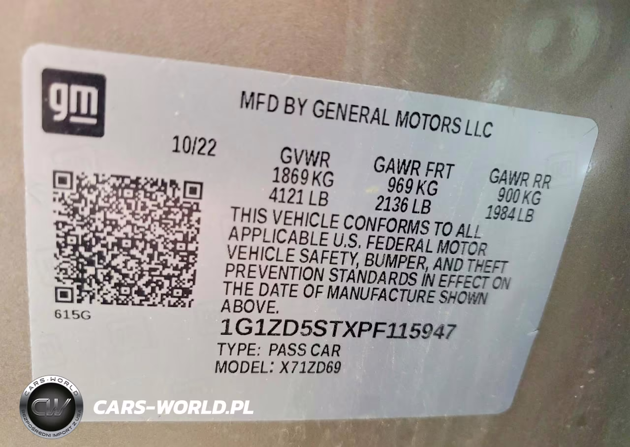 2023 Chevrolet Malibu Lt VIN:1G1ZD5STXPF115947 - 13