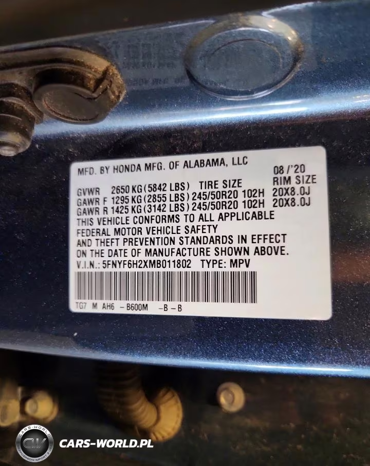 2021 Honda Pilot Se VIN:5FNYF6H2XMB011802 - 13