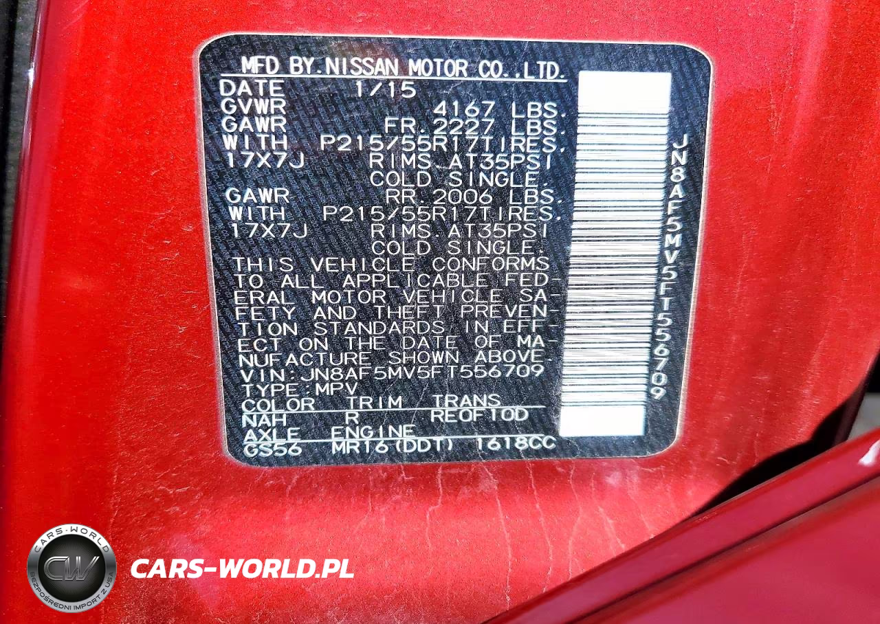 2015 Nissan Juke Sl VIN:JN8AF5MV5FT556709 - 13