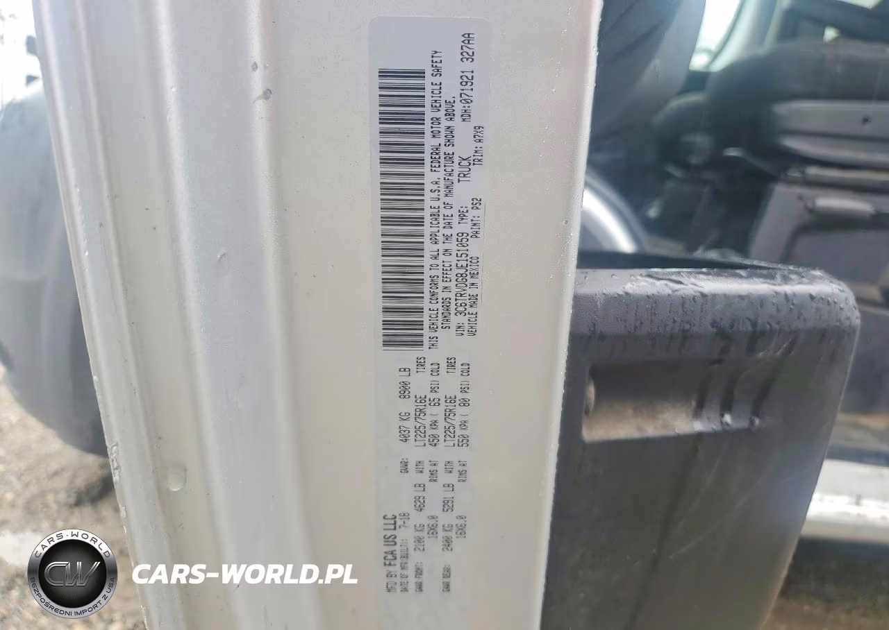 2018 Ram Promaster 2500 2500 High VIN:3C6TRVDG8JE151059 - 13