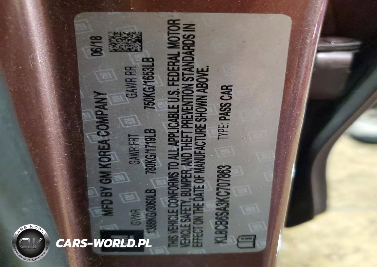 2019 Chevrolet Spark Ls VIN:KL8CB6SA3KC707863 - 13